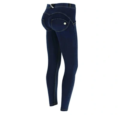 Imagen de Freddy WR.UP® Pantalones de mujer 7/8, longitud hasta el tobillo, aspecto vaquero, muy ajustados, cintura normal, J0y, S