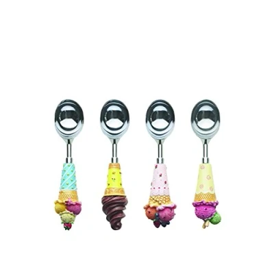 Imagen de Excelsa Lollypop Cuchara Helado, Acero, Multicolor, 16 x 4 cm