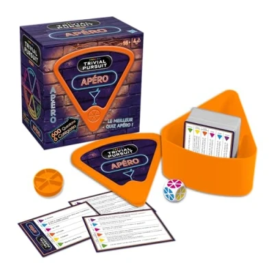 Imagen de Winning Moves Trivial Pursuit Apero 12 años+ Juego de Cartas para niños Quizz Viaje Educativo Educativas Juegos