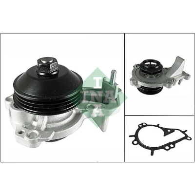 Imagen de INA 538 0147 10 Bomba de agua con junta para accionamiento correa poli V PEUGEOT: 208 I Hatchback, 308 II 2008 Familiar, CITROËN: C3