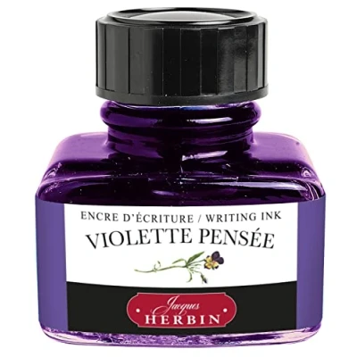 Imagen de Herbin 13077T Un flacon d&#039;encre 30 ml pour stylo plumes et stylos roller, Violette pensée