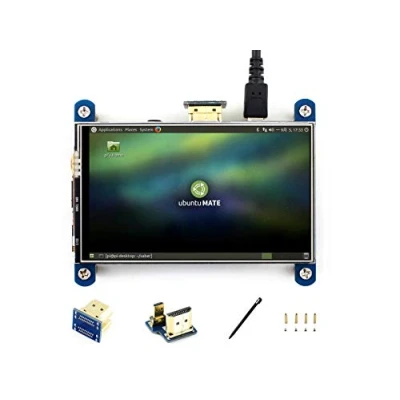 Imagen de Waveshare 4inch HDMI LCD IPS Display 800 480 Resistive Touch Screen Module for Raspberry Pi 4 3 2 1 Model B+ B A