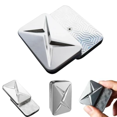 Imagen de OBEST Deslizadores Metálicos Fidget, Juguetes Spinner, Descompresión Ansiológica para Adultos, Autistas e Hiperactivos, Regalos Adolescentes