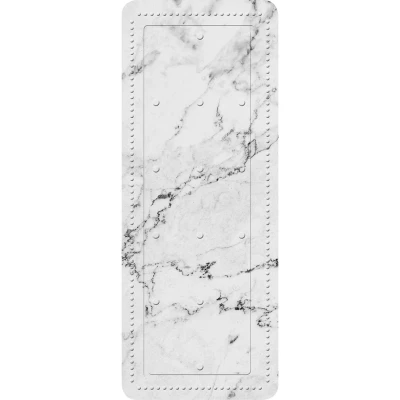 Imagen de Kleine Wolke Alfombrilla de baño (mármol, 36 x 92 cm), Color Antracita