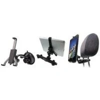 Imagen de Soporte Para Tablet De Coche Con Ventosa Reposacabezas 360 Negro