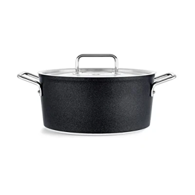 Imagen de Fissler Adamant Olla de 2 L y 18 cm Diámetro, Aluminio, con Tapadera Metálica, Antiadherente, Inducción