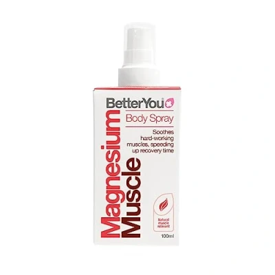 Imagen de BetterYou Muscle Magnesium Spray Corporal de Magnesio, Ayuda para la Recuperación Muscular Post Entreno Vegano 100 ml