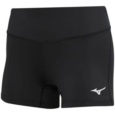 Imagen de Mizuno Victory 440656.905S.08.XXL Pantalones Cortos para Voleibol (3,5 Pulgadas), Mujer, 440656.9090.06.L de 3,5 cm, 440656.9090.06.L, Negro, L