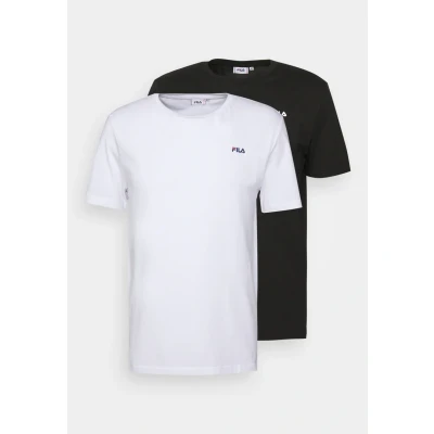 Imagen de Fila BROD TEE 2 PACK Camiseta básica, Hombre, Talla: XS, Black/bright white
