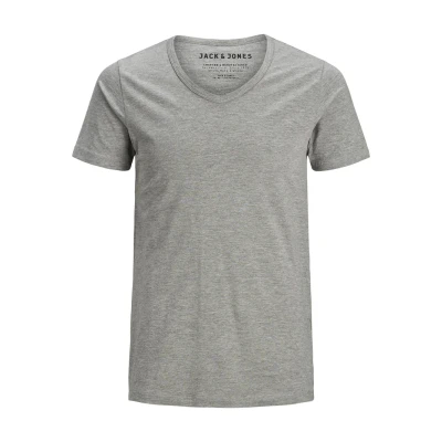 Imagen de Jack &amp; Jones Basic Vneck Camiseta básica, Hombre, Talla: XS, Grey