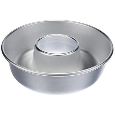 Imagen de Pentole Agnelli COAL3726 Molde de rosquilla con tubo, en aluminio, plata, 26 cm
