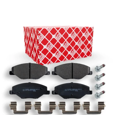 Imagen de FEBI BILSTEIN 171000 Juego de pastillas freno Eje delantero con material fijación montaje añadido VOLKSWAGEN: Polo V Hatchback