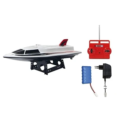 Imagen de Jamara 040430 Swordfish 2 CH Motores, Fácil de controlar, Fuselaje planeo alta velocidad, Le hélices se giran solamente en agua, Reflector LED
