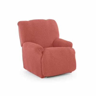 Imagen de SOFASKINS® Funda para Sillon Relax reclinable, súper elástica, Sofa con diseño Exclusivo, Transpirable y Duradera, sofá fácil de Colocar. Medida 70 90Cm. Color Coral