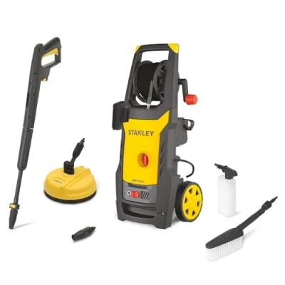Imagen de Stanley Hidrolimpiadora SXPW19BX Alta Presión para Automóviles y Superficies Externas con Limpiadora de Cepillo Fijo máx. 150 Bar Caudal 440 l/h Consumo 1900 W