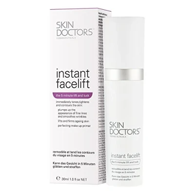 Imagen de Skin Doctors Instant Facelift Serum Prebase de maquillaje Reduce las líneas finas mate Tonifica y reafirma la piel 30 ml