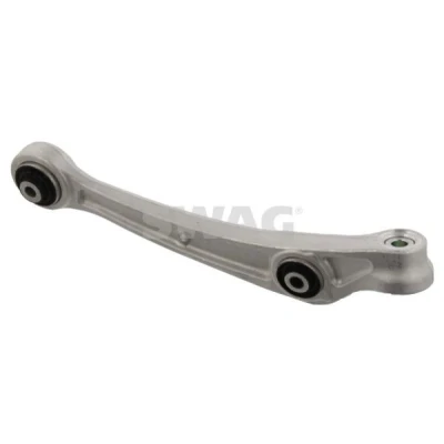 Imagen de SWAG 30 93 6054 Barra oscilante, suspensión de ruedas con apoyo Eje delantero, derecha, debajo, delante Brazo oscilante transversal Aluminio AUDI: Q5