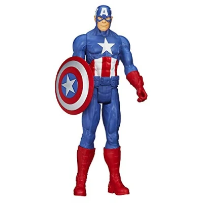 Imagen de Marvel Avengers Figura Titan Capitan America Vengadores 30cm Muñecos acción, Multicolor, 30.7 x 10.4 5.1 (Hasbro A4809E27)