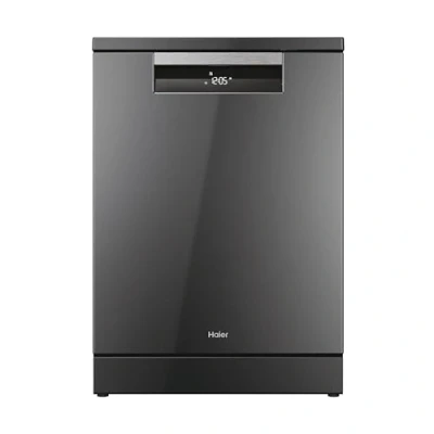 Imagen de Lavavajillas Haier I Pro Shine Series 7 XF 4A4M4PA, 14 servicios, 10 programas, 60 cm, Motor Inverter, Wi Fi, Gris