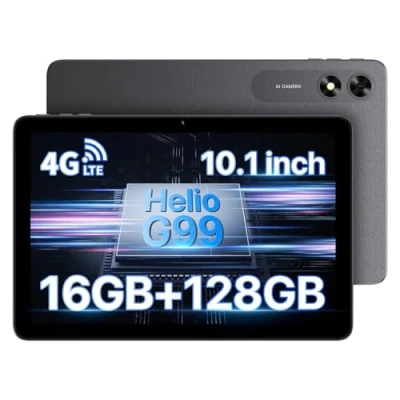 Imagen de UMIDIGI Tablet G3 Tab Ultra 10.1 Pulgadas, Android 13 Tableta, 16GB RAM+128GB ROM(TF 1TB), Dual 4G LTE, Octa Core 2.2Ghz/5G+2.4G WiFi/Cámara 8MP+8MP/Batería 6000mAh/Bluetooth5.2/GPS