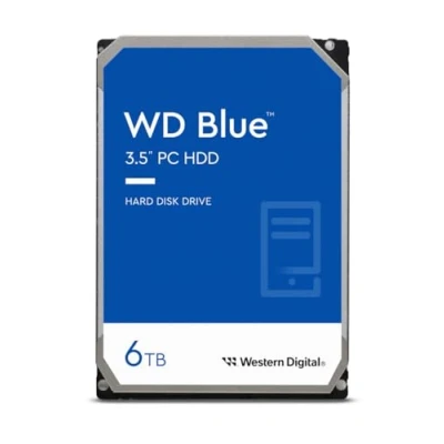 Imagen de WD Blue Disco duro para ordenadores de sobremesa 6 TB (5400 rpm, SATA a Gb/s, 64 MB caché, 3,5&quot;) azul