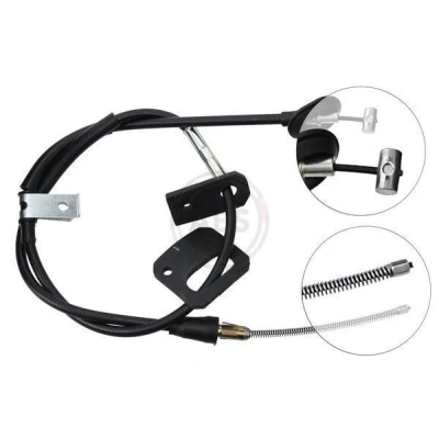 Imagen de A.B.S. K12617 Cable de Freno Mano 1344 Tambor para dirección izquierda/derecha SUZUKI: Vitara I SUV Cabrio,