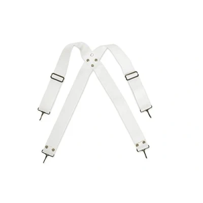 Imagen de GEWA tambor, accesorios para correa de transporte bombo, nylon blanco, 3 cm ancho, ajustable con mosquetón