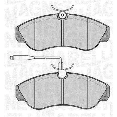 Imagen de MAGNETI MARELLI 363916060184 Juego de pastillas freno con sensor desgaste incorporado FIAT: Ducato II Camión plataforma/Chasis