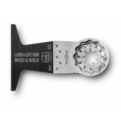 Imagen de FEIN E Cut Long Life, Set de 1 hoja sierra, 65x50 mm, Alojamiento Starlock SL, Bimetal dentado madera para todos los materiales derivados la madera, placa cartón yeso y plástico