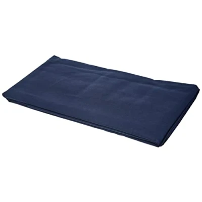 Imagen de Italian Bed Linen Pareja de Fundas Almohada MAX Color, Algodón, Azul Oscuro, 52x82cm, 2