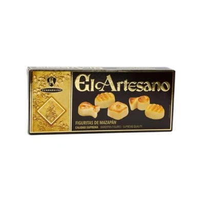 Imagen de El Artesano Figuritas de Mazapán 100g, Elaboradas con Almendra Molida y Azúcar, Deliciosas Suaves, Perfectas para Cualquier Ocasión, Ideal Endulzar Celebraciones Momentos Especiales
