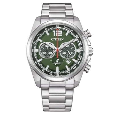 Imagen de CITIZEN CA4640 Eco Drive Solar Chrono Reloj para hombre con 41 mm de diámetro en diferentes variantes, Green Metal Band