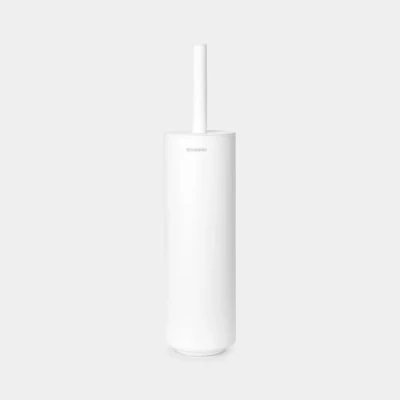 Imagen de Brabantia Porta escobillas para baño Mindset, Cepillo de cerdas, Mango Protector Acero, Resistente a la corrosión, Accesorio baño, Blanco Fresco 42 x 11 9.6 cm
