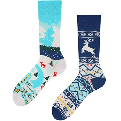 Imagen de TODO Calcetines divertidos para hombres y mujeres, novedosos hombre, regalo de Navidad, divertidos, producción la UE, libro, Large