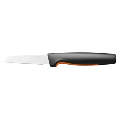 Imagen de Fiskars Cuchillo para pelar, Functional Form, Hoja recta, Longitud total: 20 cm, Acero inoxidable japonés/plástico, 1057544
