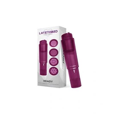 Imagen de Estimulador Latetobed Heady Con 4 Cabezales Púrpura