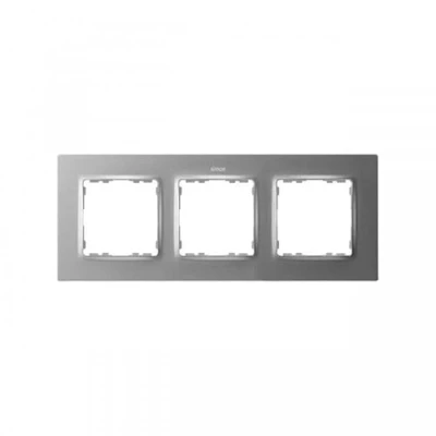 Imagen de simon 82 concept marco 3 elementos aluminio 8200637 093