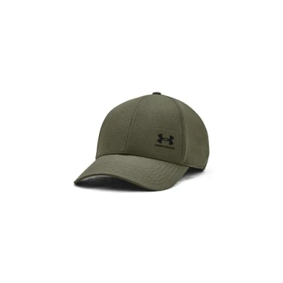 Imagen de Under Armour ISO Chill ArmourVent Stretch Fit Hat Gorro/Sombrero, (390) Marine Od Green/Black, M L para Hombre