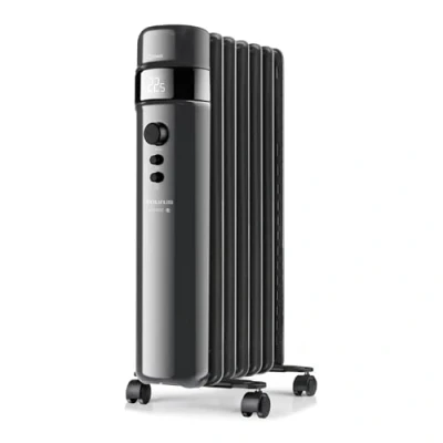 Imagen de Taurus Agadir 1500 CONNECT Radiador de aceite. eléctrico. Pantalla digital. Temperatura ajustable. Temporizador 24h. 3 niveles potencia + modo ECO. Ruedas. 1500W. Silencioso.