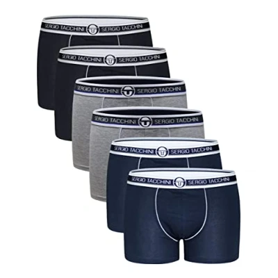 Imagen de Sergio Tacchini Bóxers Hombre algodón Bielástico, Art. 9000 Pack de 6 Multicolor M