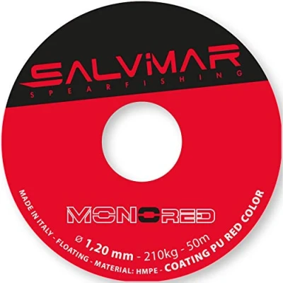Imagen de SALVIMAR Mono Sagola, Adultos Unisex, Rojo, diametro 1,20mm x 50mt