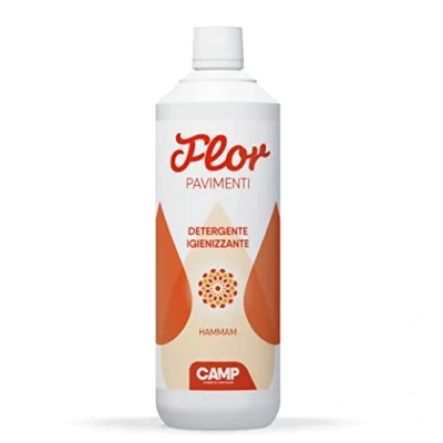 Imagen de CAMP FLOR HAMMAM Limpiador Detergente Universal Concentrado Higienizante Para Piso, agradablemente perfumado con notas orientales, 1lt