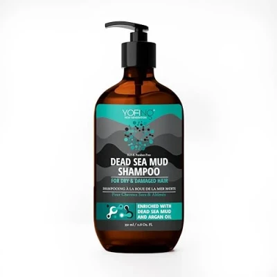 Imagen de Champú de Barro del Mar Muerto Para el Cabello Dañado a Fortalecer Anti Caspa Anticaída