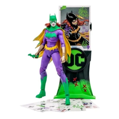 Imagen de Dc multiverse figura batgirl jokerized (three jokers) (gold label) 18 cm