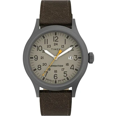 Imagen de Timex Expédition Scout, Reloj análogico de cuarzo para Hombre, Marrón (Brown/Grey)