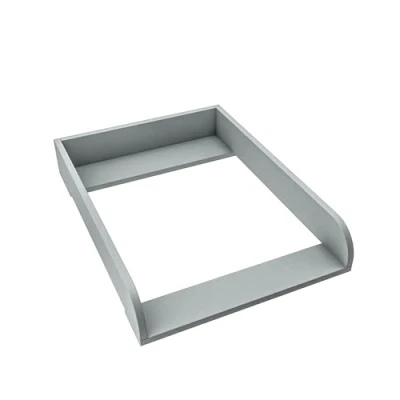 Imagen de regalik Cambiador para Hemnes, Accesorio Cómodas de 50 cm, Desmontable Cambiador, Paneles Frontales Redondeado, Fresno, Material ABS 2 mm, 72 cm x 54