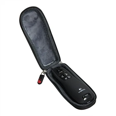 Imagen de Para Logitech Professional Presenter R400 Laser Pointer Caja protectora de viajes EVA Llevar tamaños cubierta la bolsa del bolso by Hermitshell