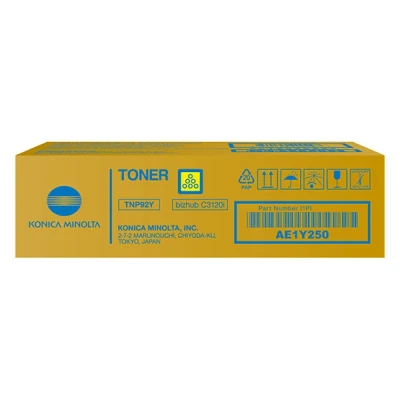 Imagen de Konica Minolta TNP 92Y (AE1Y250) toner amarillo (original)
