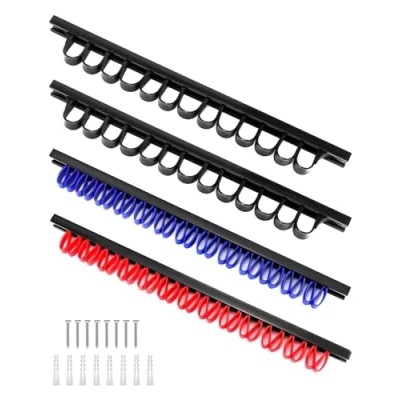 Imagen de QWORK® Juego de 4 portadestornilladores, soportes herramientas， portadestornilladores pared para guardar destornilladores, alicates