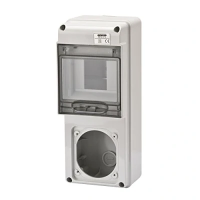 Imagen de Gewiss 68 q din Cuadro distribución 5 módulos 1 frontal base/s 16a ip65